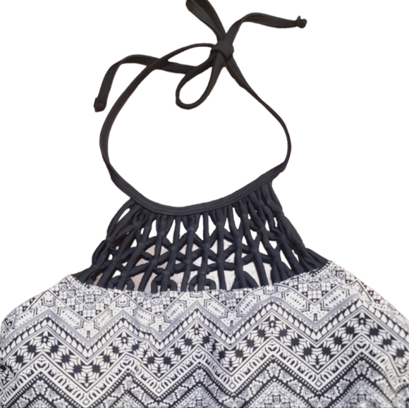 Ibiza Swimwear High Neck Tankini Top Size Medium - Picture 4 of 7